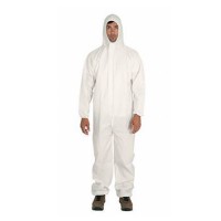 Lightweight Nonwoven Disposable Protective Clothing Isolation Safety Coverall Suit